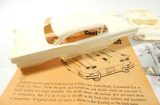 Vintage AMT 3 in 1 1958 Ford Hardtop Car Model Kit w/Box 10