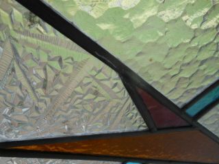 PLA - 313 Pretty Art Deco Leaded Stained Glass Windows F/England 2 Windows 1 Price 7