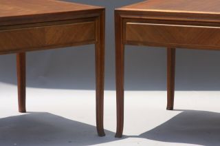 T.  H ROBSJOHN GIBBINGS END TABLES 1950s BAKER MID CENTURY MODERN NIGHTSTANDS 11