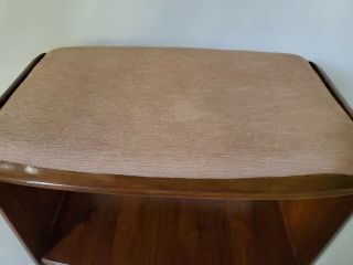 Vintage Antique Vanity Bench Piano Seat Foot Stool Chair Art Deco Vintage 12