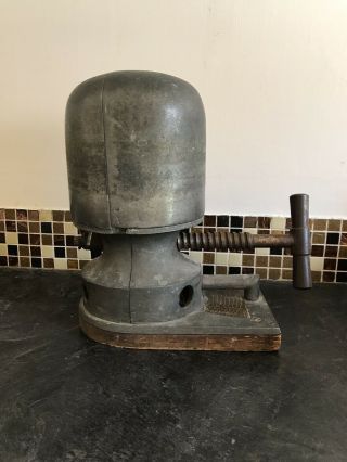 Steampunk Industrial Hat Stretcher Antique Millinery Display