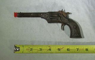 Antique " Liberty " Cast Iron Single Shot Revolver By Ives - Pat 