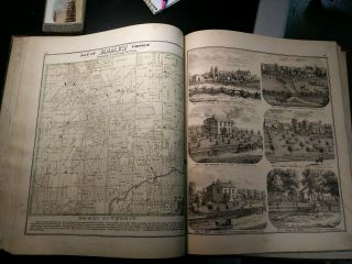 1871 Atlas.  Mcdonough County illinois. 9