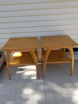 Mid Century Modern Heywood Wakefield End Tables