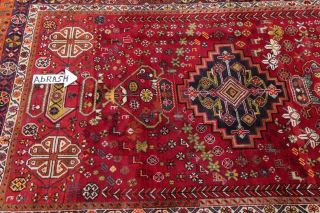 One - of - a - Kind Vintage Tribal Kashkoli Persian Hand - Knotted 5x8 Red Wool Area Rug 8