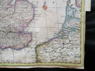 Antique map British Isles,  Theodore Danckerts,  Homann,  1687 4