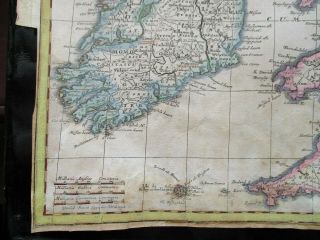 Antique map British Isles,  Theodore Danckerts,  Homann,  1687 5