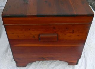 Antique Federal All Cedar Large Blanket Chest Trunk 52 