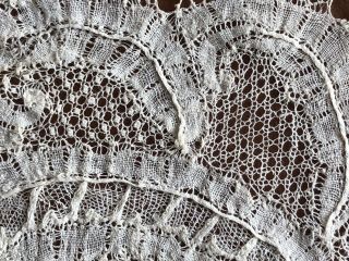 Mid 1700s Brussels Bobbin lace - deep edging or Engegeant COLLECTOR 7