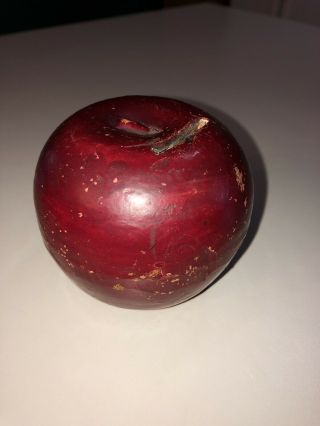 Antique Pottery Apple Bank Red Ware Bank Yellow Ware Bank Stone Ware Fruit Bank
