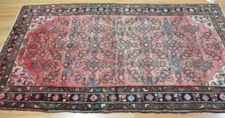 4 X 7 Antique Persian Tribal Kurdish Oriental Hand Knotted Wool Area Rug