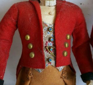 EXTREMELY RARE c1920/40 exceptional English Ottenberg Portrait cloth doll 4