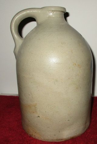 Antique 19th Century Cobalt Blue Stoneware Somerset,  Potters 1g Jug Crock 5