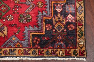 Summer Deal Vintage Geometric Tribal Kashmar Area Rug Hand - Knotted Accent 3x5