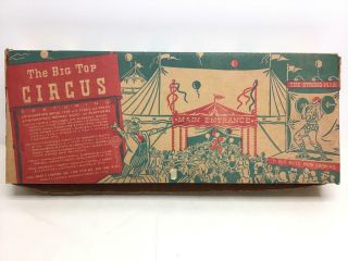 Vintage Metal Marx Toys - The Big Top Circus Playset