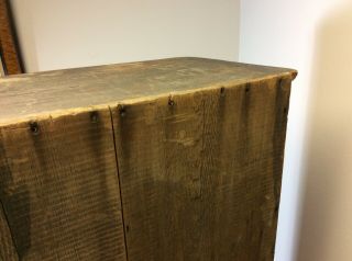 Antique Pine Stepback Cupboard 5