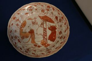 Kangsi Chinese Export Rouge De Fer Plate Antique