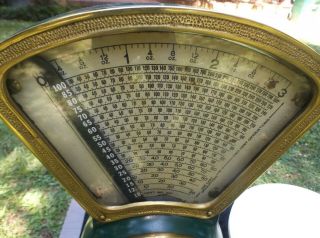 Antique Vintage 3 Pound Candy Scale Old Collectible Scales Weighing Store Rare 11