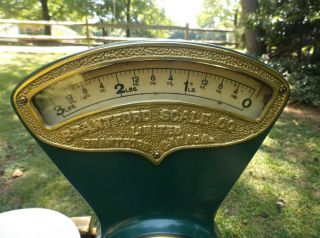 Antique Vintage 3 Pound Candy Scale Old Collectible Scales Weighing Store Rare 2