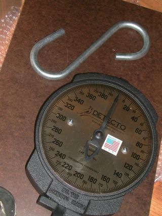 DETECTO MATIC HANGING SCALE NO.  11S SERIES 400 POUNDS LBS USA 10