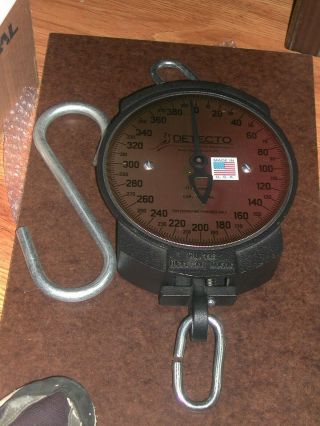 Detecto Matic Hanging Scale No.  11s Series 400 Pounds Lbs Usa