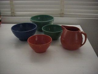 Vintage Meyers California Rainbow Pottery