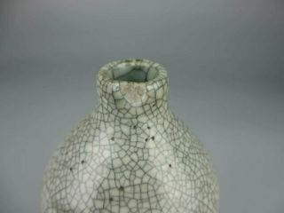 Chinese antique porcelain Gourd bottle with gourd glaze 5