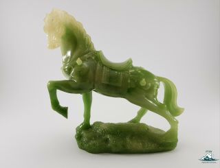 Vintage Chinese Jade Horse Figurine