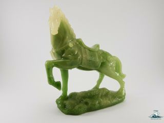 Vintage Chinese Jade Horse Figurine 2