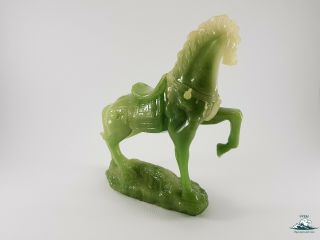 Vintage Chinese Jade Horse Figurine 3