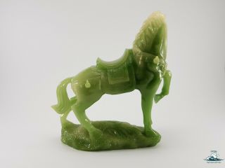 Vintage Chinese Jade Horse Figurine 4