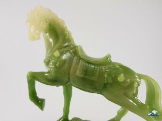 Vintage Chinese Jade Horse Figurine 6