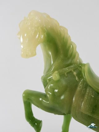 Vintage Chinese Jade Horse Figurine 7