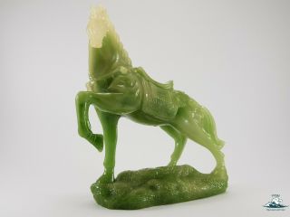 Vintage Chinese Jade Horse Figurine 8