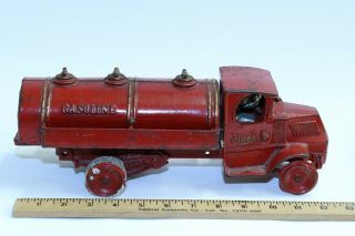 Arcade Mfg.  Co.  13 " Mack Gasoline Gas Tanker Cast Iron Hubley Kenton