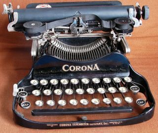 Vintage Antique Corona S3 Typewriter (identical To Ernest Hemingway’s)