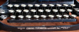 Vintage Antique Corona S3 Typewriter (Identical to Ernest Hemingway’s) 4