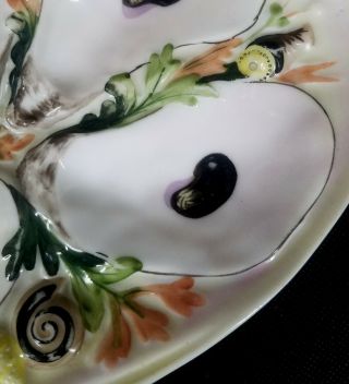 Antique Union Porcelain Clam Shell Oyster Plate UPW Patent 1881 4