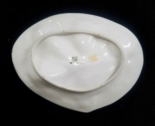 Antique Union Porcelain Clam Shell Oyster Plate UPW Patent 1881 8