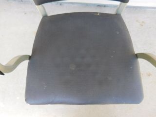 Vintage Earlier Goodform Propeller Base Aluminum Rolling Office Desk Arm Chair 6