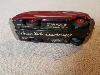 Schuco Tacho Examico 4002 Made in US Zone in RED,  box 7