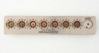 Calcumeter 7 - Dial Plus Clearing Adder / Adding Machine 2