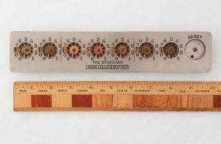 Calcumeter 7 - Dial Plus Clearing Adder / Adding Machine 3