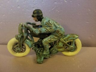 Hubley Hd 45 Hill Climber Cast Iron Motorcycle - Harley Davidson Toy