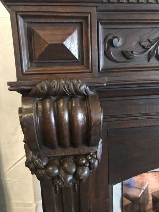 Antique Fireplace Mantle 3