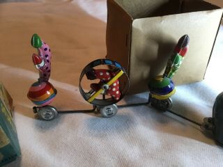 Mechanical Circus Parade Tin Toy Made In Japan 5