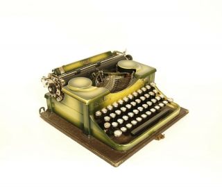 Near All - 1930 Royal Portable Typewriter Two - Tone Gradient Green 2