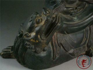 Very Large Old Chinese Tibet Bronze Kwanyin Image Statue Figure of Avalokitesvar 10