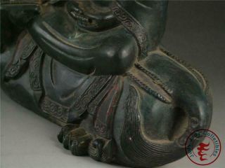 Very Large Old Chinese Tibet Bronze Kwanyin Image Statue Figure of Avalokitesvar 11