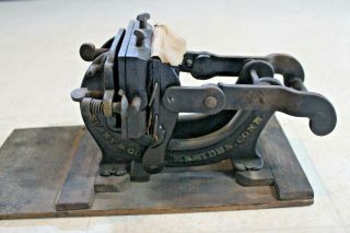 Rare Antique Kelsey Excelsior Printing Press Small Size Patent 1873